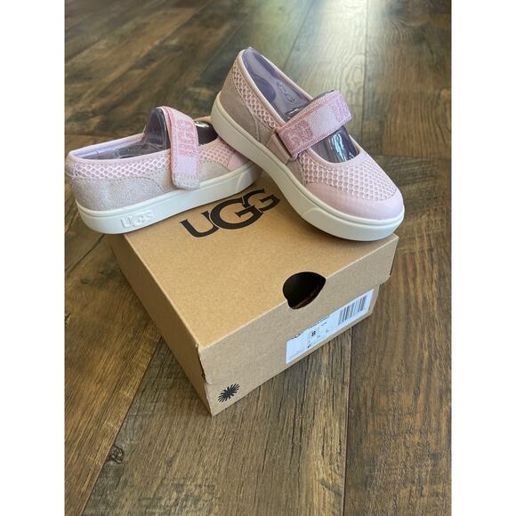 UGG T Rennon Skimmer Light Pink Toddler Mary-Jane Style Shoes (8T / EU25) - Picture 3 of 8